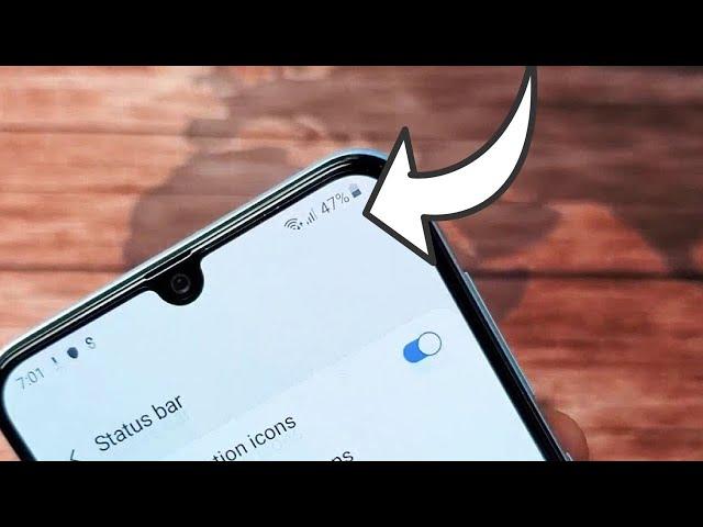 How to Add Battery Percentage % on Galaxy A10/A20/A30/A40/A50/A50s