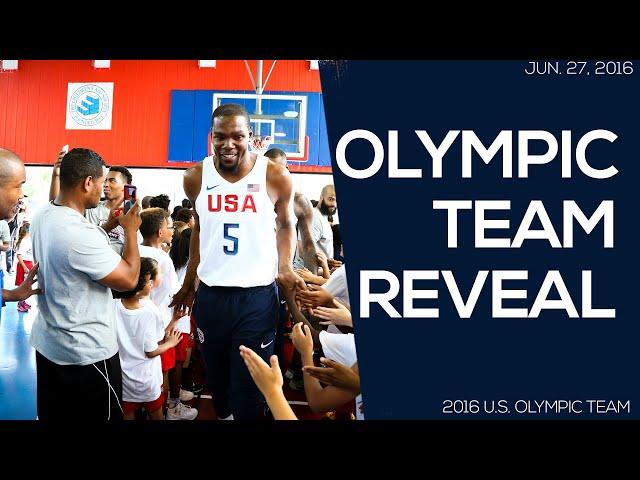 TEAM REVEAL // 2016 U.S. Olympic Men's Basketball Team