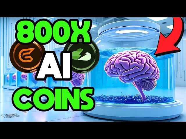 TOP 10 AI CRYPTO ALTCOINS TO 50X-800X BY 2025 (BULL RUN IS COMING!)