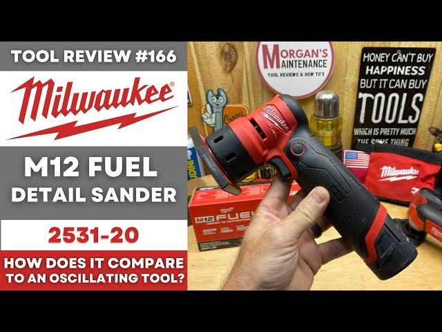 M12 Milwaukee Fuel Detail Sander - Why Not Just Use the Oscillating Tool #milwaukee #m12 #tools