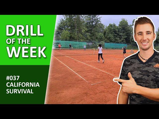 „California Survival“ - Famous Fun Doubles Drill - Variation For 5 Players „Drill of the Week“ #037