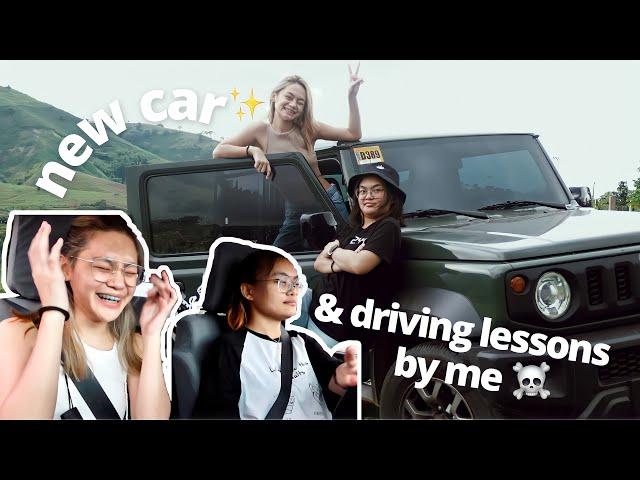 Bought A New Car (ft. driving lessons by me) || Michelle G.