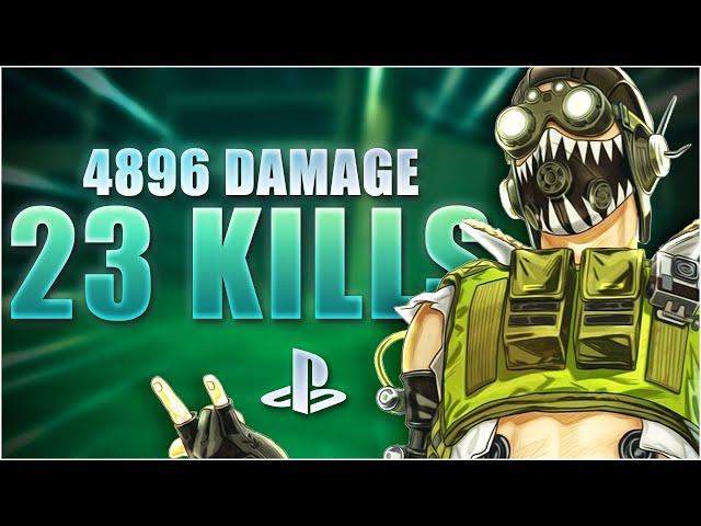 Octane 23 Kills & 4896 Damage • Apex Legends | World's Edge Season17 • SoloVsTrios