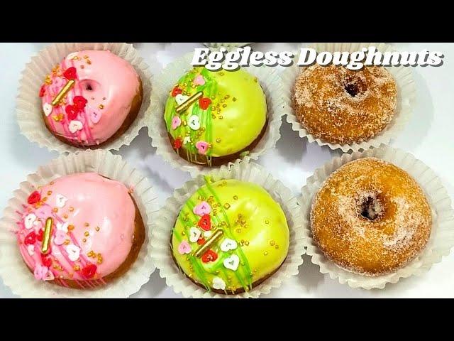 Eggless Doughnut Recipe | The only Recipe for Perfect Doughnuts at Home | No Cutters Needed