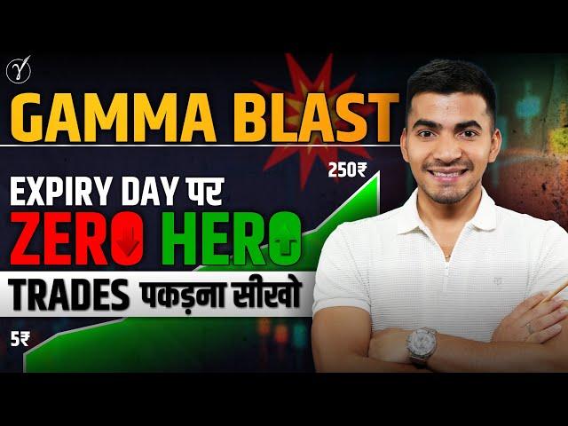 How to Find Zero Hero Trades on Expiry Day ? Gamma Blast Strategy for Beginners