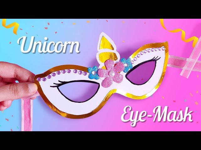 DIY Unicorn Eye Mask | Birthday Party Props