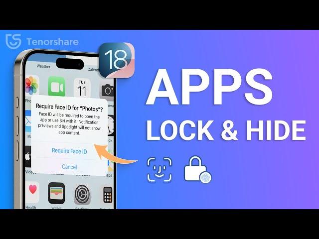 iOS 18 -  Hide And Lock Apps On iPhone 2024 | iOS 18 APP LOCK FULL GUIDE