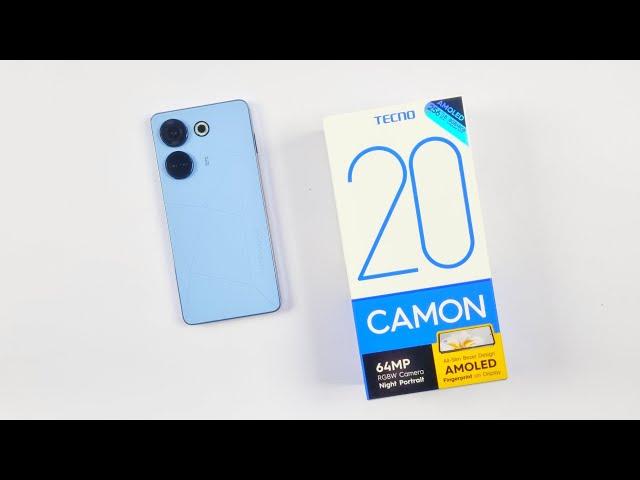 Tecno Camon 20 Unboxing & Hands On | Design, New Setup, 64Mp