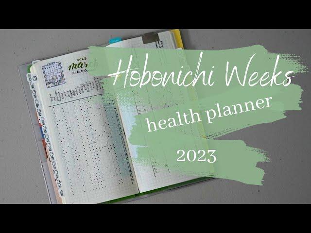 How I Use My Hobonichi Weeks as a Health Planner