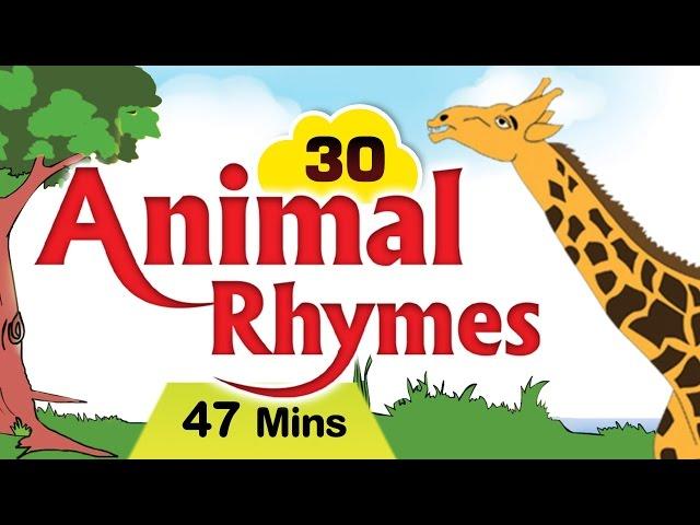 Top 30 Animal Rhymes for Kids | Animal Rhymes Collection | Most Popular Animal Rhymes