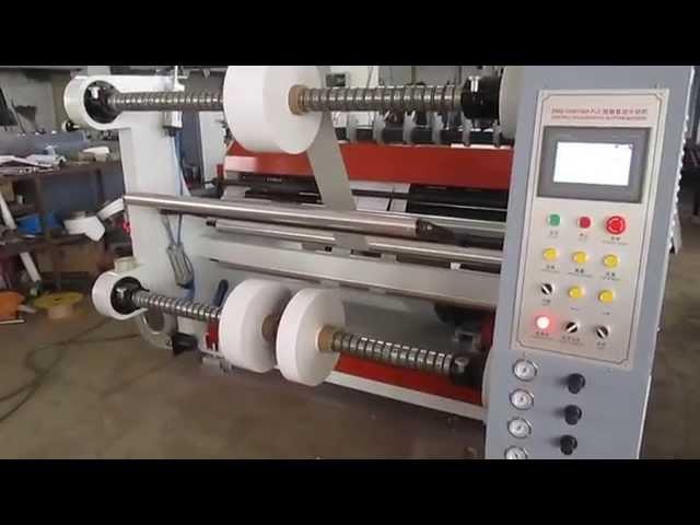 ZWQ1600 Slitting Machine with friction shafts and pneumatic knife