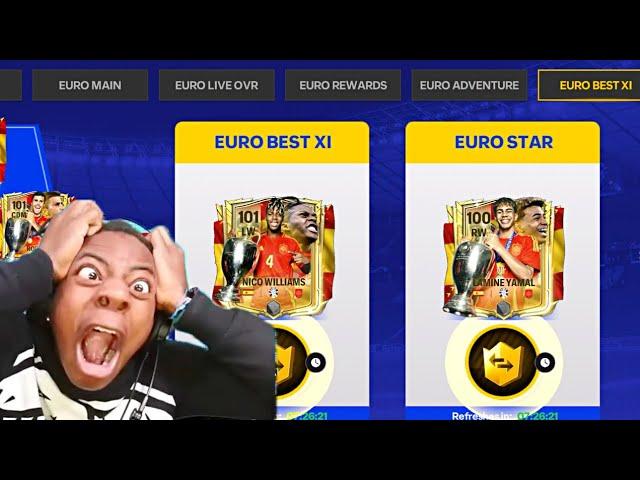 EURO BEST XI LEGENDARY PACK OPENING | FC MOBILE EURO FREE 99+ REWARDS