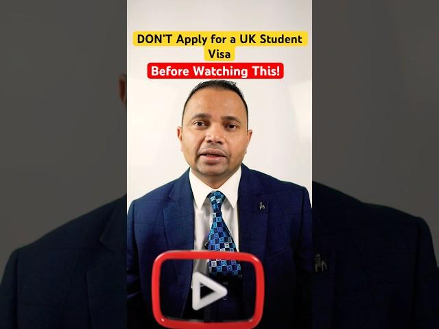 DON'T Apply for a UK Student Visa Before Watching This!