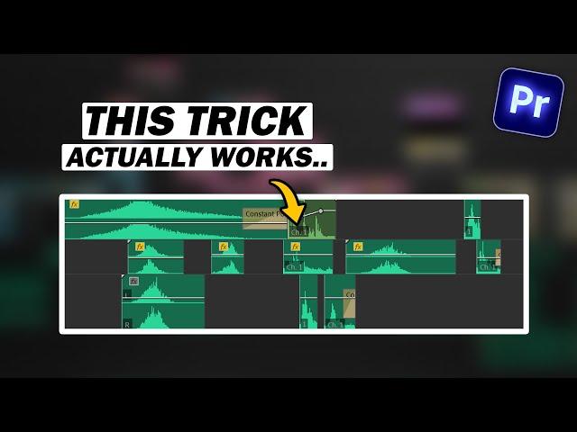 MUST KNOW Sound Design TRICKS (Premiere Pro)