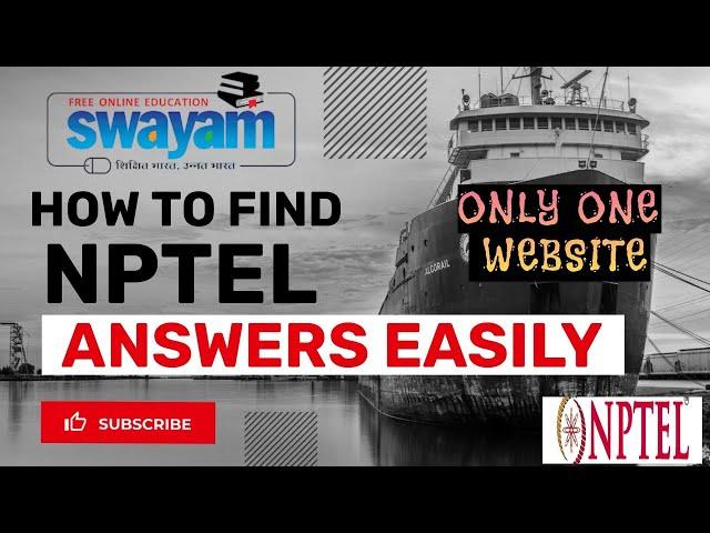 Swayam NPTEL Assignment Answers | How To Find Answer of Swayam Quiz | Exams Hacks | Nptel wallah