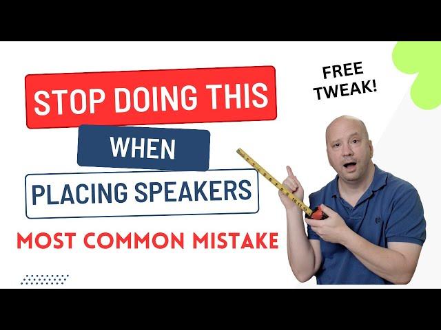 MOST Common MISTAKE When Placing HiFi Speakers! | Hifi Audio