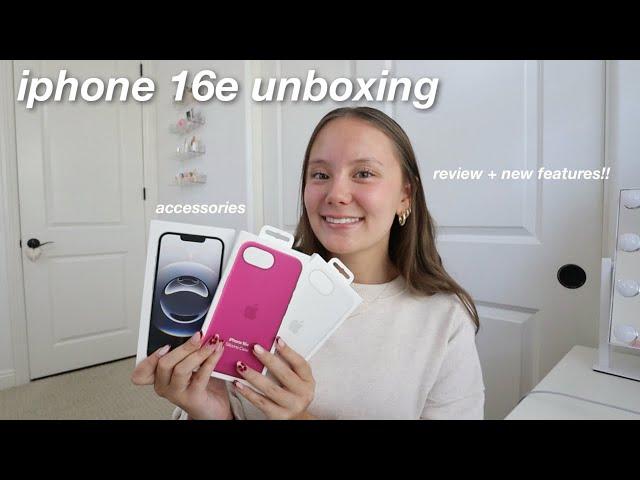 IPHONE 16E UNBOXING + REVIEW 