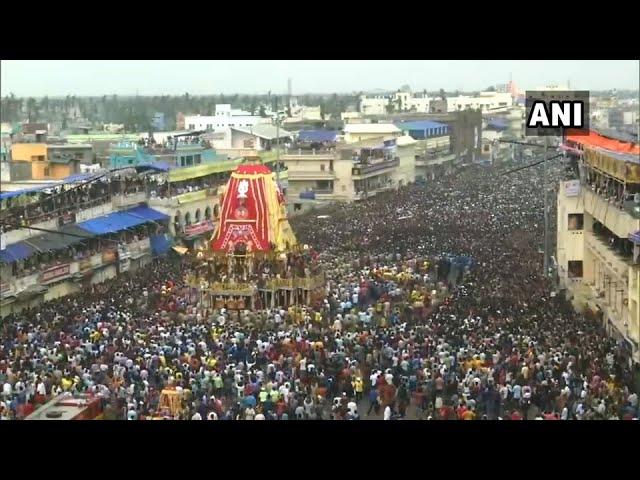 Jagannath Rath Yatra begins as thousands of devotees watch on Puri streets