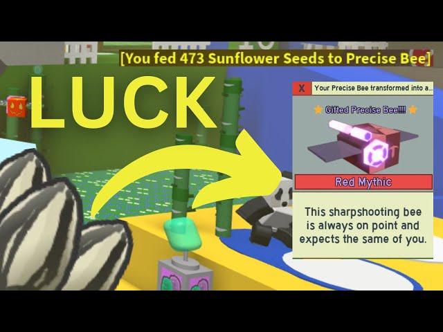 66 Seeds Gifted Precise Bee - Bee Swarm OP Luck