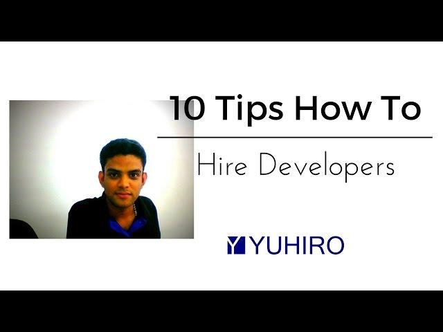 How To Hire Great Software Developers