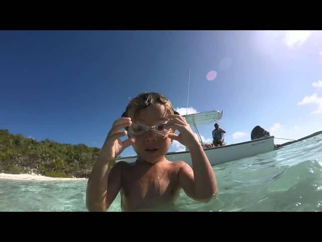 Jacob Swimming in the Ocean