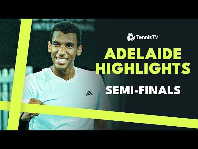 Auger-Aliassime Plays Paul; Korda Takes On Kecmanovic | Adelaide 2025 Highlights Semi-Finals