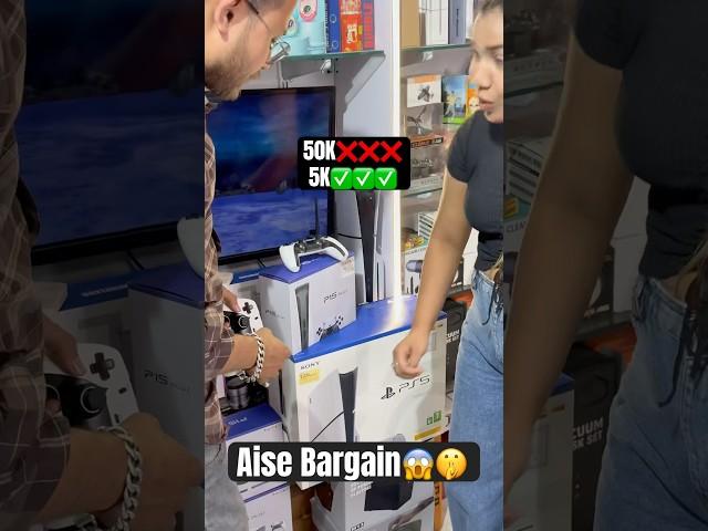 Ps5 hai woGirls bargain skill #funny #shorts #shortsindia #ps5