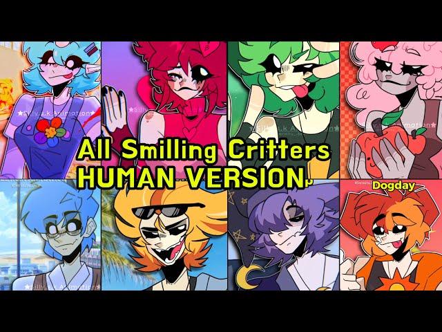 All Smilling Critters Human version! || COMPILATION