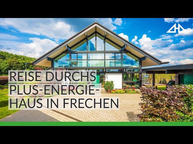 Das Plus-Energie-Haus im Musterhauspark Köln | #fertighaus #fachwerkhaus