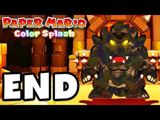 Paper Mario: Color Splash - Gameplay Walkthrough Part 38 - Final Boss! 100% Ending! (Nintendo Wii U)