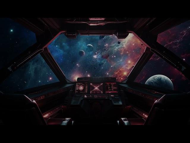 Spaceship Ambience | Starship Cockpit | Brown noise of spaceship engines | Far far away...