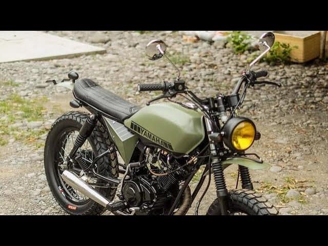 YAMAHA RS110F SCRAMBLER BUILD by Classic Custom MC Garage