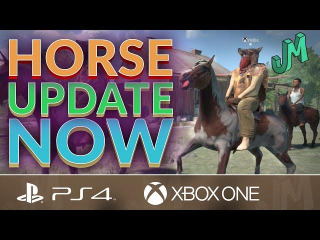 Horses Update NOW!  Rust Console  PS4, XBOX