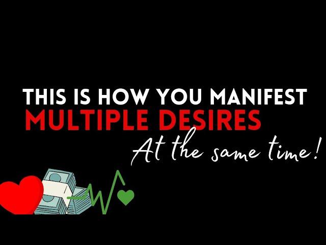 THIS is How You Manifest Money,Love and Health️ ALL AT ONCE!