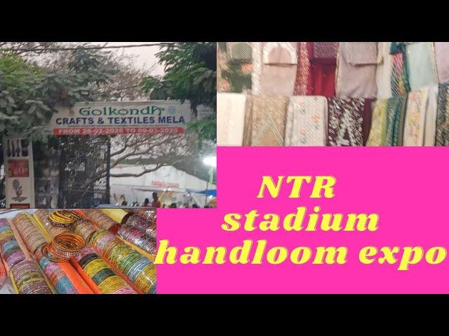 Biggest handloom  expo @NTRstadium#handloom#khadi#weavers#offersales#offers#handloomsarees#kalamkari