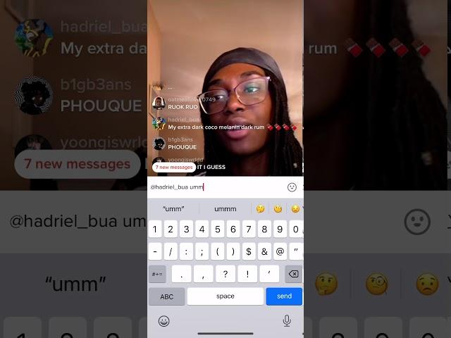 (@cherrythotticus) aka Ava.Tocloo Tiktok live 2.26.2021