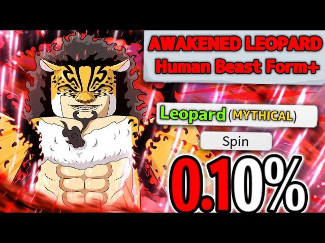 Spending $5000 Robux For 0.1% LEOPARD AWAKENING In Fruit Battlegrounds Roblox