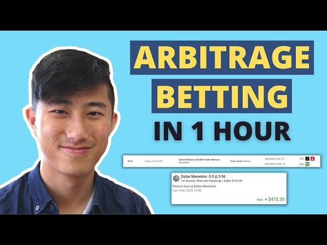 Arbitrage Sports Betting 101 | Beginner Tutorial (with OddsJam Software)