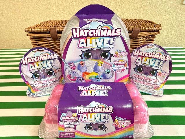 Unboxing Hatchimals Alive Rainbow Splash!