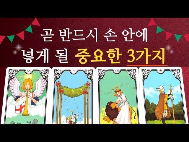 [타로]곧 당신의 손 안에 들어올 중요한 3가지예요