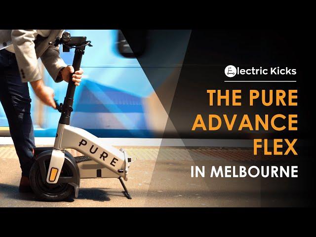 The Pure Advance Flex E-Scooter: In Melbourne