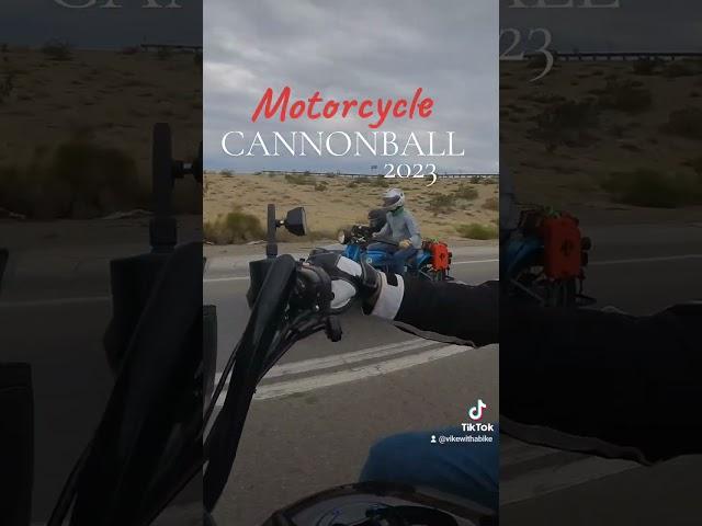 Motorcycle Cannonball 2023