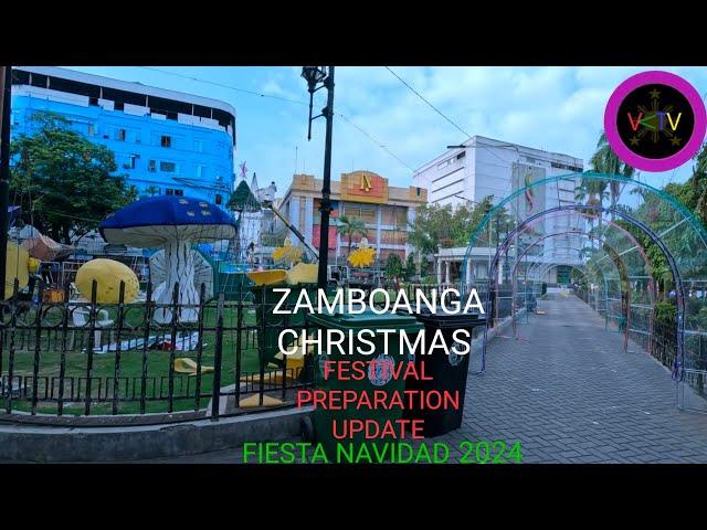 [4K] ZAMBOANGA CHRISTMAS FESTIVAL 2024 ( FIESTA NAVIDAD 2024 ) PREPARATIONS UPDATE