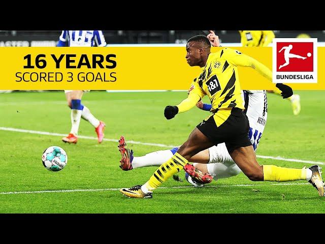 Youssoufa Moukoko - All Goals of the 16 Year Old BVB Striker So Far