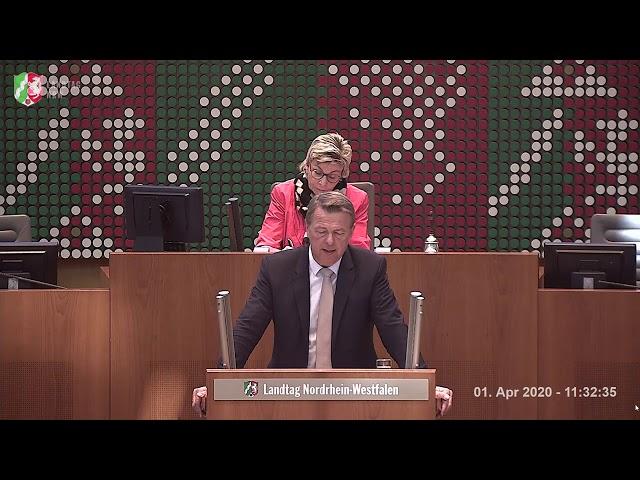 Christof Rasche MdL zur Unterrichtung zur Corona-Krise und 1. Lesung des "Pandemiegesetz"