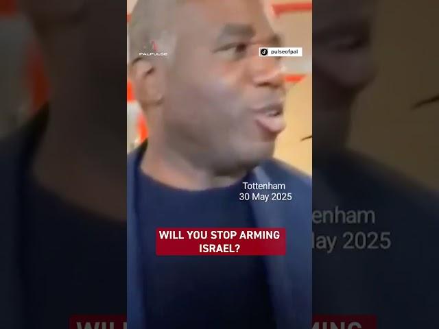 David Lammy is confronted by his own constituents...