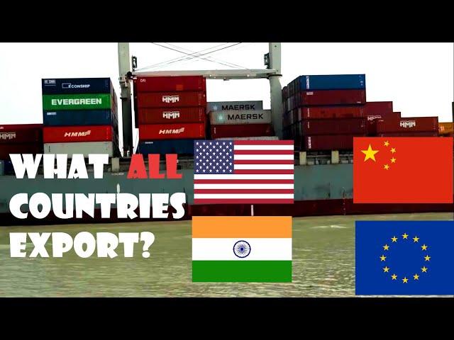 What every country exports to the world