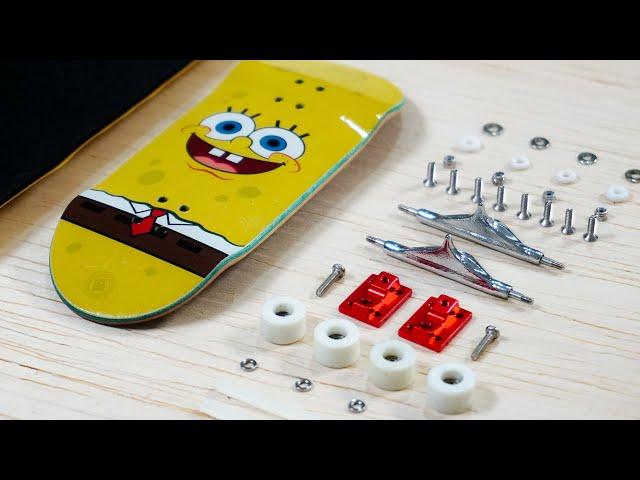 Assemble / Build a Sponge Bob Fingerboard 2021 | Dream Build Best Brands