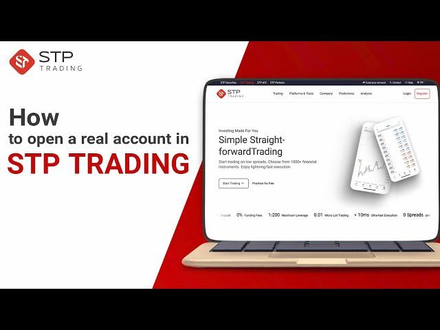 How to create a #real  #account  in STP TRADING #broker