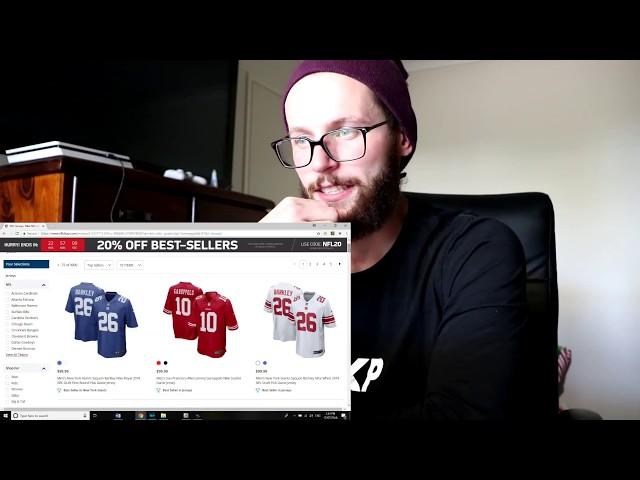Rugby Player Buys First Ever NFL Players Jersey!